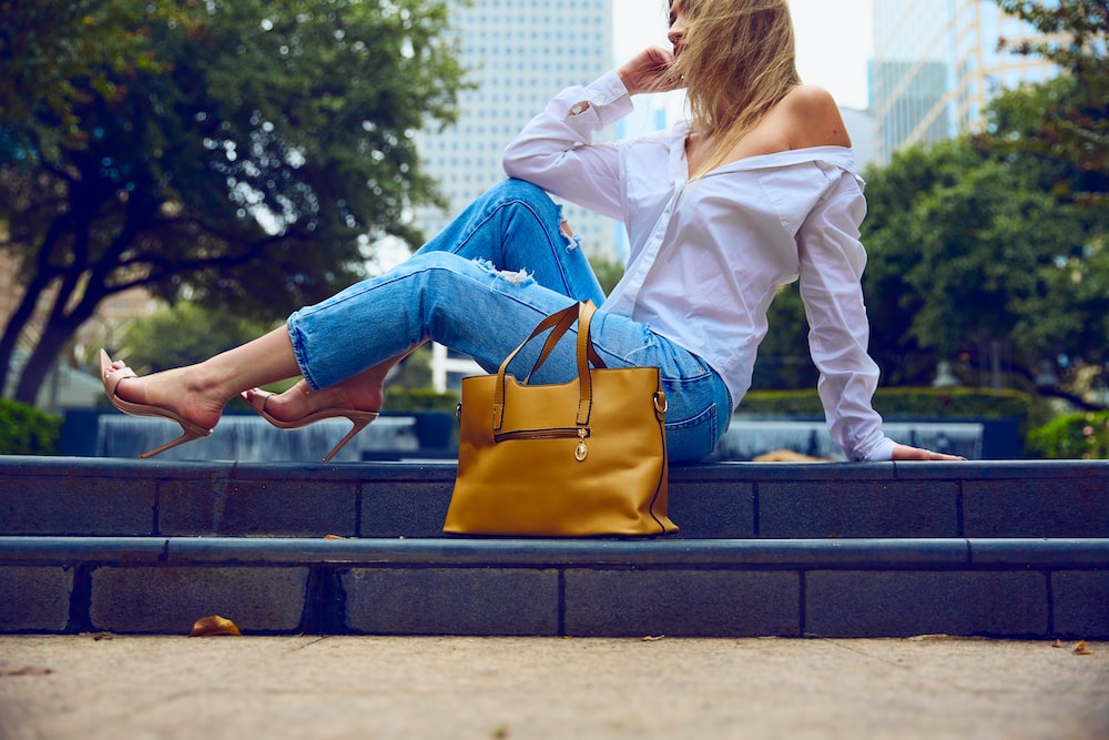 Beige Button-up Shirt
